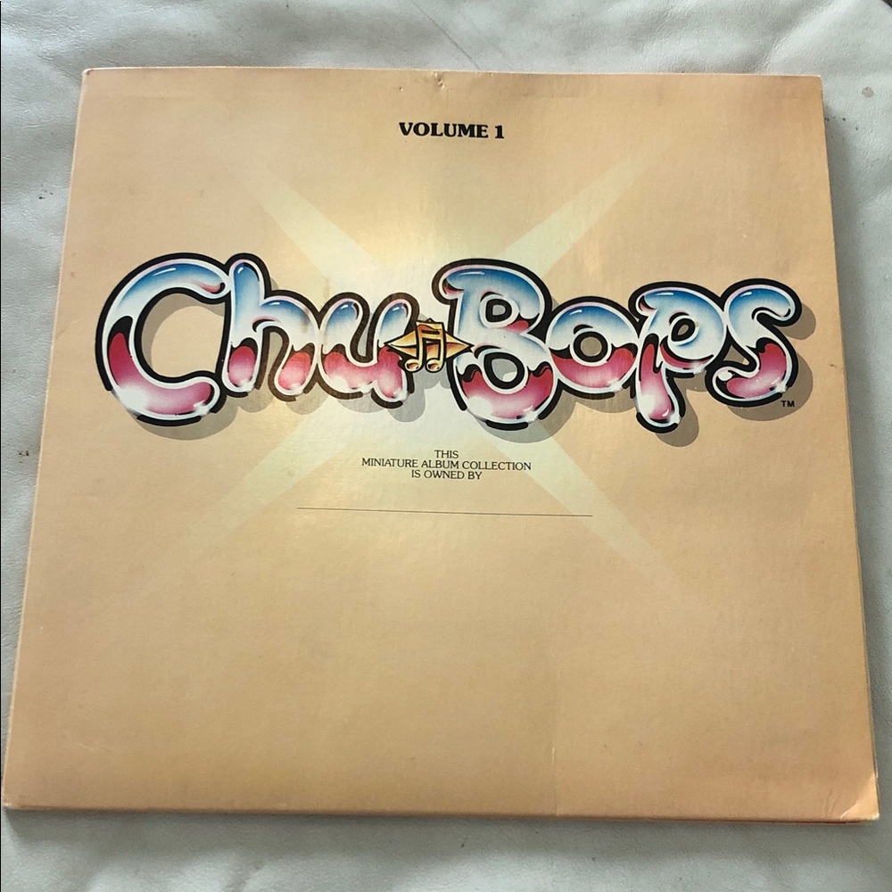 CHU🎵BOPS VINTAGE MINIATURE ALBUMS CHEWING GUM*